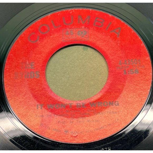 The Byrds Set You Free This Time / It Won't Be Wrong 45 Rock Columbia 4-43501 - Picture 1 of 4